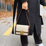 PU Leather Women's Crossbody Bag Retro Messenger Bag