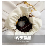 PU Leather Women's Shoulder Bag Chain Crossbody Handbag