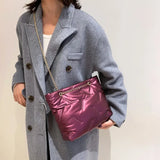 PU Leather Women's Shoulder Bag Chain Crossbody Bag Flap Handbag