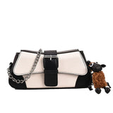 PU Leather Crossbody Shoulder Bag Chain Handbag