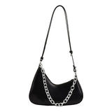 Shell Crossbody Bag Chain Handbag PU Leather Women's Shoulder Bag