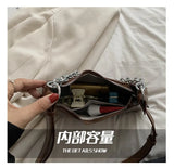 Shell Crossbody Bag Chain Handbag PU Leather Women's Shoulder Bag