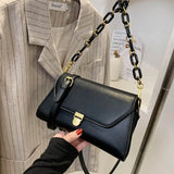 Women's Shoulder Bag Chain Handbag Flap Crossbody Bag