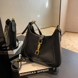 Women's Shoulder Bag Lock Crossbody Bag