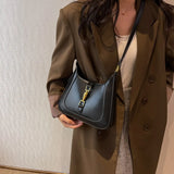 Women's Shoulder Bag Lock Crossbody Bag