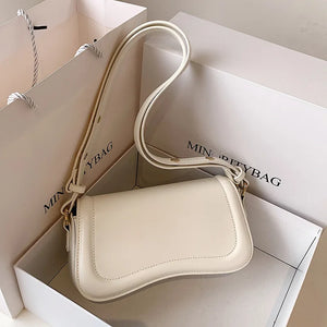 PU Leather Women's Crossbody Bag Flap Handbag
