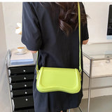 PU Leather Women's Crossbody Bag Flap Handbag