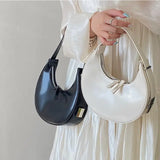 Half Moon Crossbody Handbag Shoulder Bag