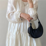 Half Moon Crossbody Handbag Shoulder Bag