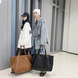 PU Leather Women's Shoulder Bag Handbag Large Capacity Tote Bag