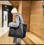 PU Leather Women's Shoulder Bag Handbag Large Capacity Tote Bag