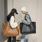 PU Leather Women's Shoulder Bag Handbag Large Capacity Tote Bag