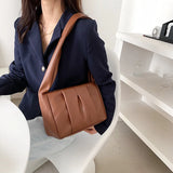 PU Leather Women's Shoulder Bag Handbag Small Cloud Crossbody Bag