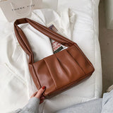 PU Leather Women's Shoulder Bag Handbag Small Cloud Crossbody Bag