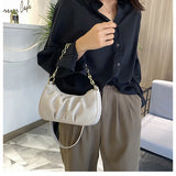 PU Leather Small Square Crossbody Bag for Women