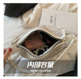 PU Leather Women's Small Square Shoulder Bag for Everyday