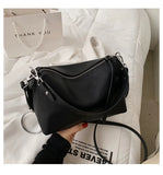 Small Square Crossbody Bag for Women PU Leather Shoulder Handbag