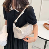 PU Leather Women's Small Square Shoulder Bag for Everyday