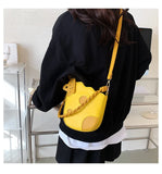 PU Leather Women's Shoulder Bag Tassel Crossbody Bag Handbag