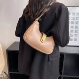 Retro Lock Crossbody Bag Women's Shoulder Bag