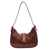 Retro Lock Crossbody Bag Women's Shoulder Bag