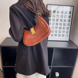 Retro Lock Crossbody Bag Women's Shoulder Bag