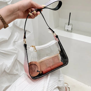 Retro PVC Shoulder Bag Crossbody Handbag