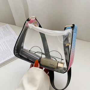 Retro PVC Shoulder Bag Crossbody Handbag