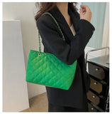Quilted Shoulder Bag Chain Crossbody Handbag