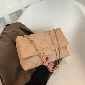 Quilted Women's Shoulder Bag Chain Crossbody Handbag