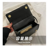 Plaid Quilted Shoulder Bag Chain Crossbody Handbag