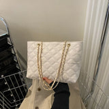 Quilted Shoulder Bag Chain Crossbody Handbag