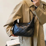 Quilted Chain Crossbody Handbag