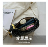 Plaid Chain Crossbody Handbag
