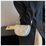 Plaid Chain Crossbody Handbag