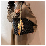 Plaid Quilted Crossbody Shoulder Bag Handbag