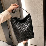 Plaid Quilted Women's Crossbody Handbag Shoulder Bag