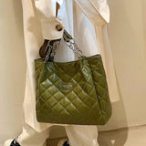 Plaid Quilted Women's Shoulder Bag Crossbody Bag