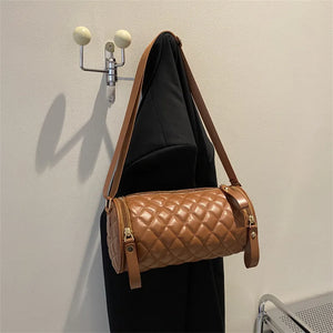 Plaid Quilted Women's Shoulder Bag Crossbody Bag Handbag