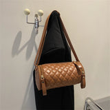 Plaid Quilted Women's Shoulder Bag Crossbody Bag Handbag
