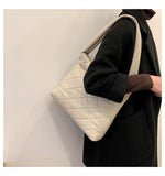 Plaid Quilted Women's Shoulder Bag Handbag