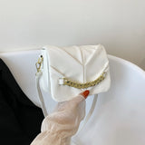 Pleated Crossbody Bag for Women Lady Handbag