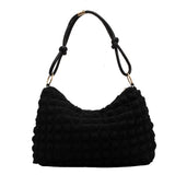 Polyester Women's Shoulder Bag Handbag Small Square Crossbody Bag