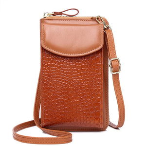 Women's Small Crossbody Bag PU Leather Shoulder Purse Clutch Handbag