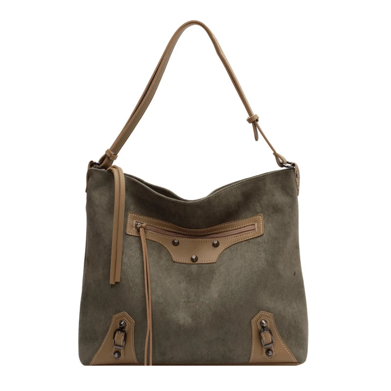 Suede Large Totes Shoulder Crossbody Bags for Women Handbag and Purses