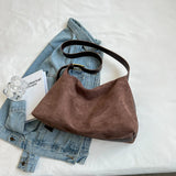 Suede Women's Crossbody Handbag, Shoulder Bag