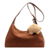 Suede Women's Crossbody Handbag, Shoulder Bag