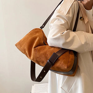 Suede Women's Crossbody Handbag Shoulder Bag