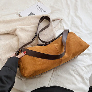 Suede Women's Crossbody Handbag Shoulder Bag