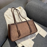 Suede Retro Handbag Small Square Crossbody Bag